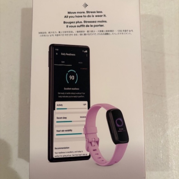 Fitbit Inspire 3 in Lilac Bliss Colour - Picture 2 of 4